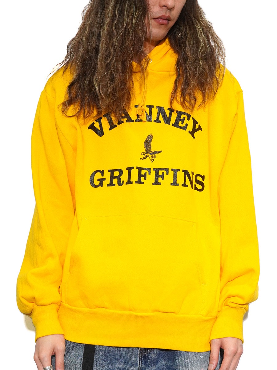 80's チャンピオン ''VIANNEY GRIFFINS'' 3段プリント スウェットパーカ 表記(L)