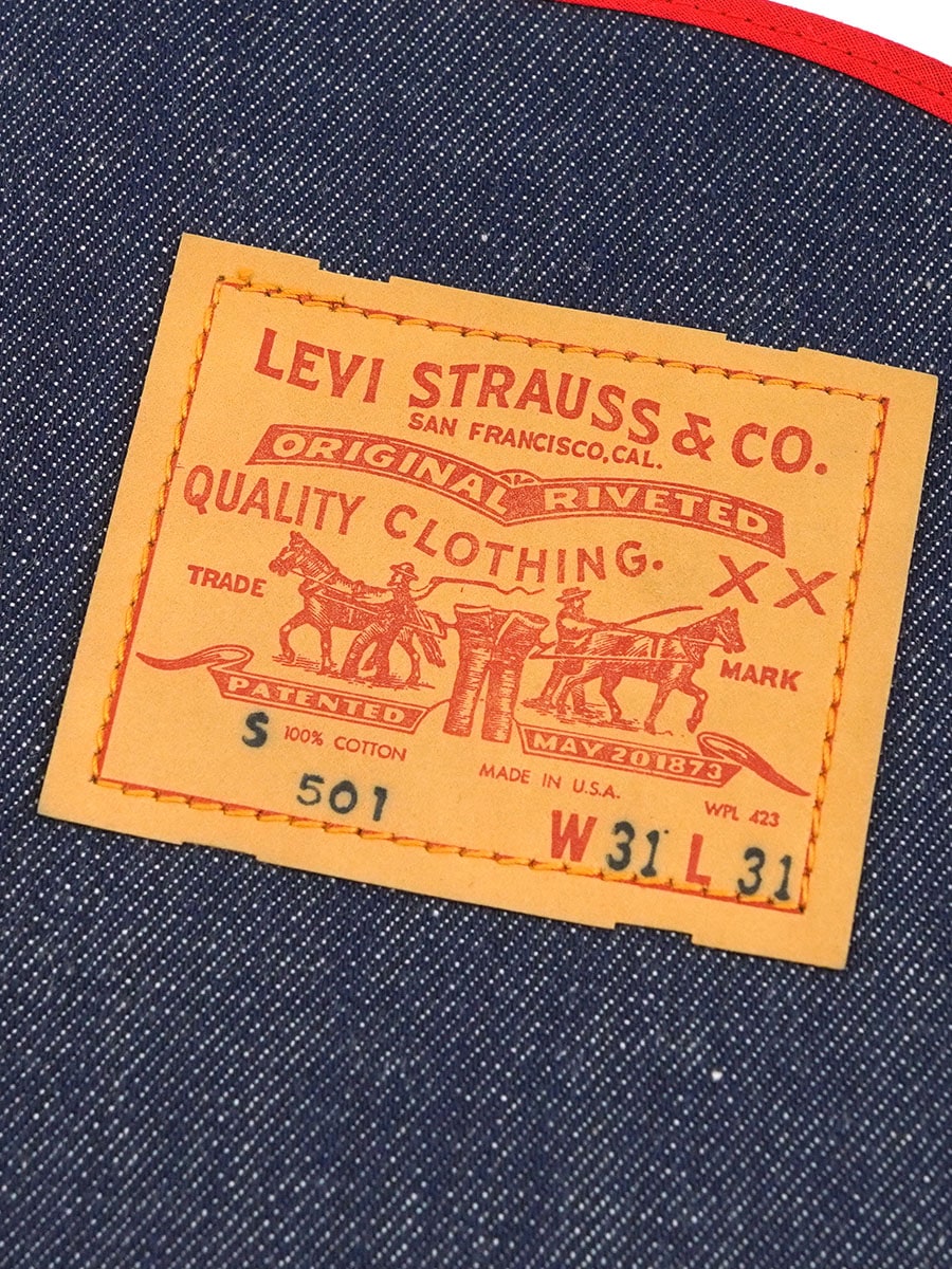 60's Levi's デニムランチョンマット Sタイプパッチ BIG-Eタブ