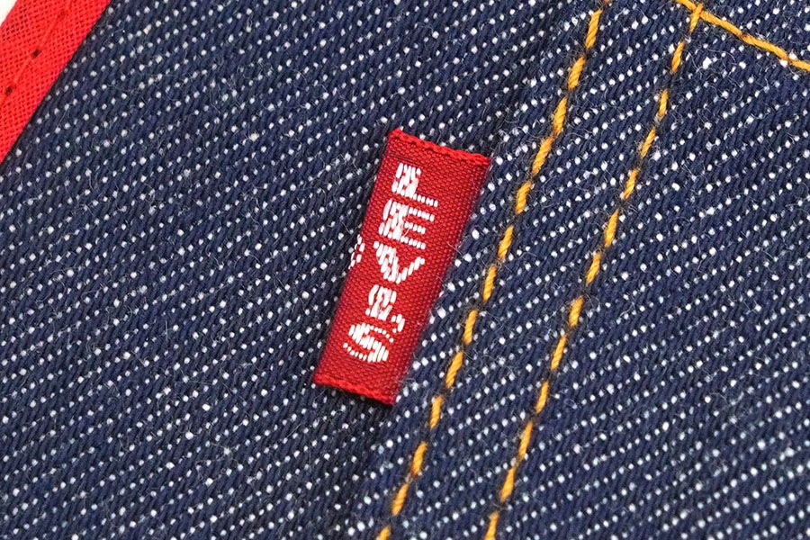 60's Levi's デニムランチョンマット Sタイプパッチ BIG-Eタブ