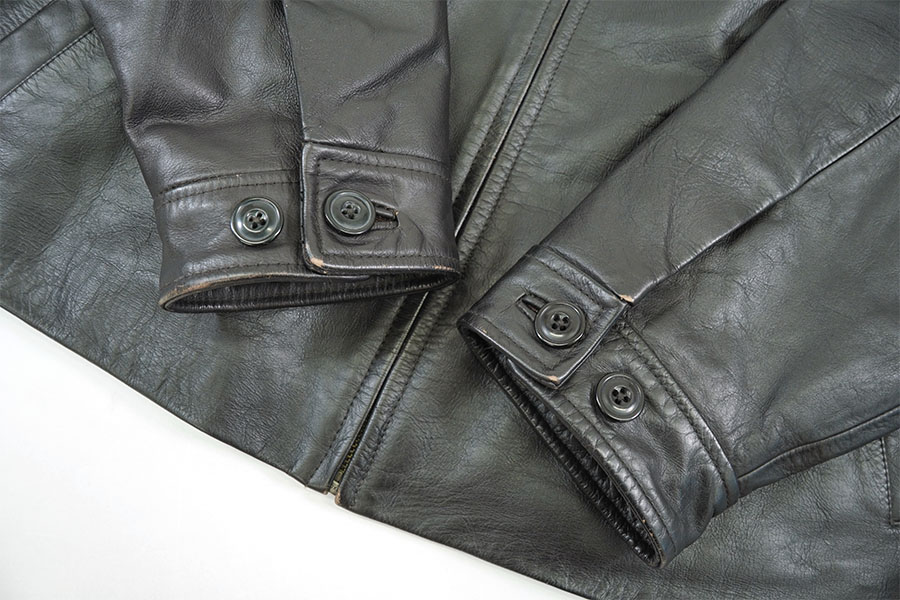 90s OLDGAP slingnag black 最安値 90's OLD GAP レザースウィングトップ ブラック 表記(XL) | NEW ITEM