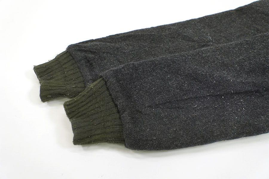 80's WOOLRICH 裏好配色チェック フルジップウールジャケット チャコールxレッド 実寸(L位)