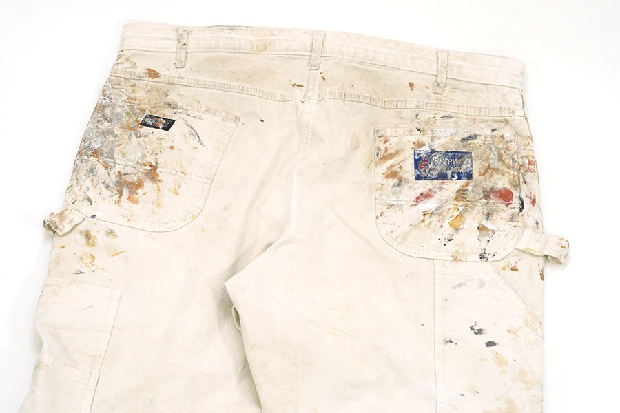 DICKIES × SHERWIN WILLIAMS PAINT！ COTTON PAINTER PANTS WHITE