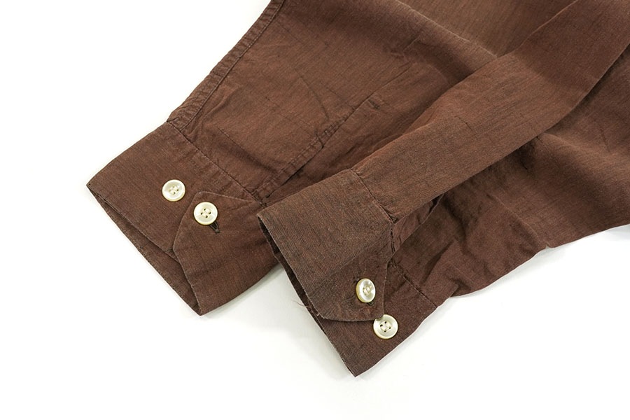 Stetson 長袖シャツ 16-1/2 ブラウン・ベージュ Stetson 長袖シャツ 16-1/2 ブラウン・ベージュ UV&COOL