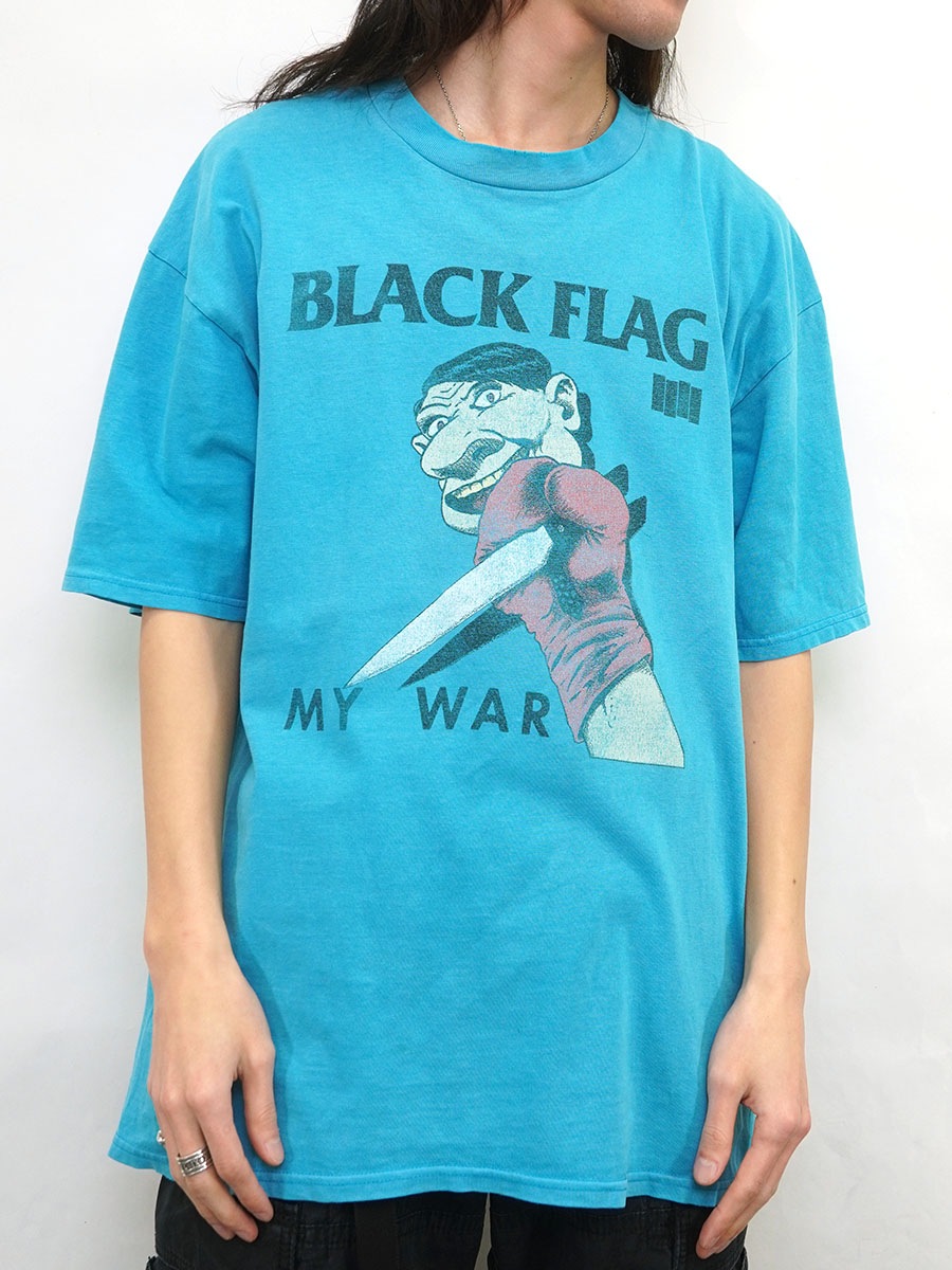 90's～ SST Merchandising BLACK FLAG ''MY WAR'' プリントTシャツ