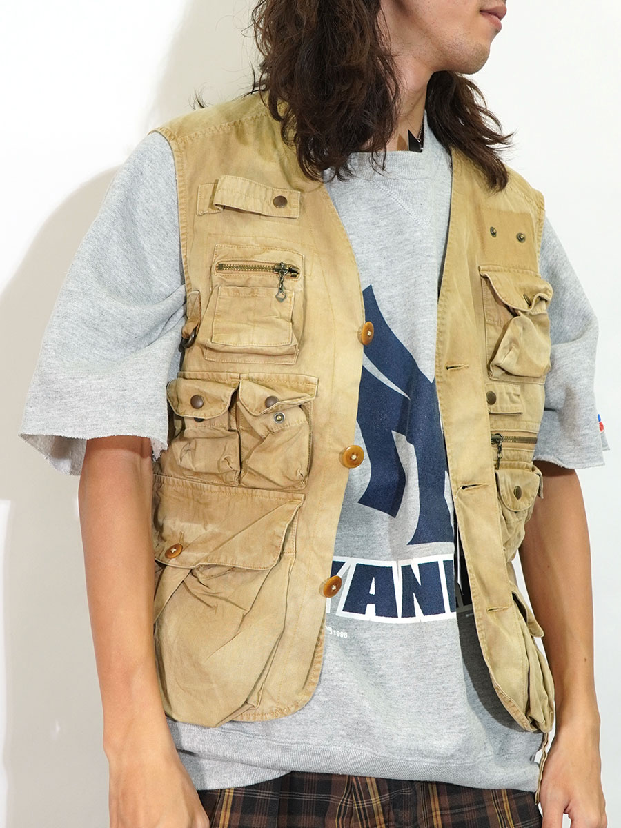 ラルフローレン シンチバック ハンティングベスト 表記(S)