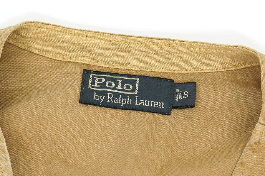 ラルフローレン シンチバック ハンティングベスト 表記(S)