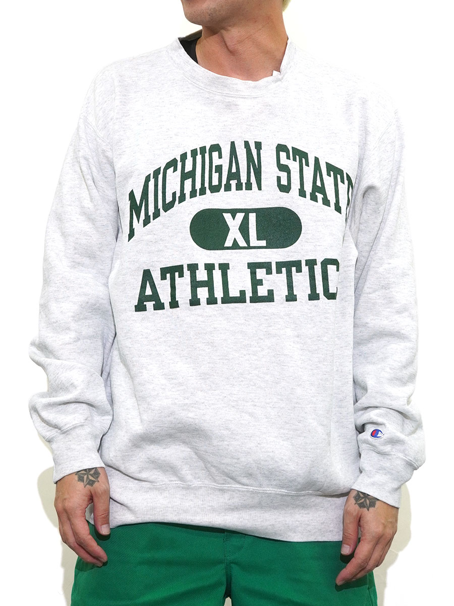 90's チャンピオン ''MICHIGAN STATE ATHLETICS'' クルーネック