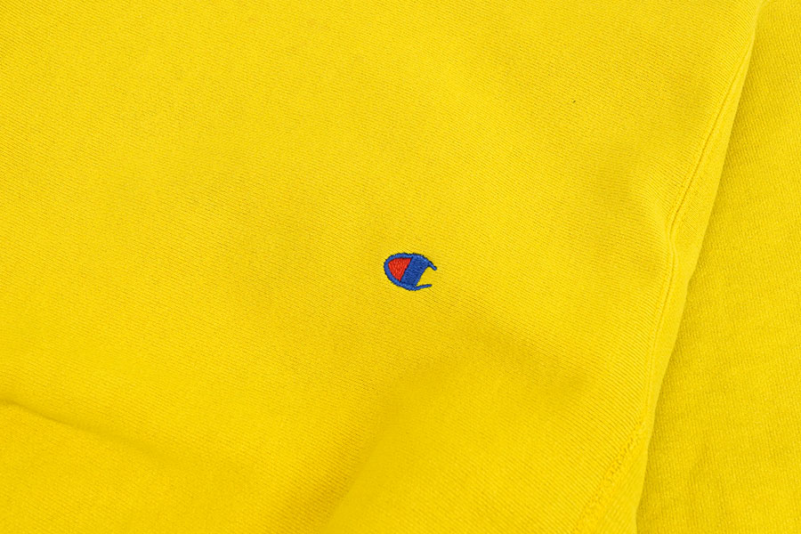 90'S CHAMPION REVERSE WEAVE PLAIN LEMON RARE！(SIZE.MEDIUM)