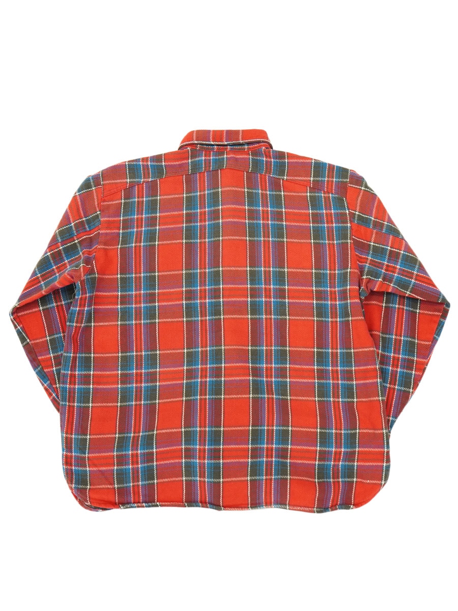 お*う様 50's、60's BIG YANK チェック柄ネルシャツ 古着 60s BIG YANK 好配色 チェック ヘビー フランネル シャツ