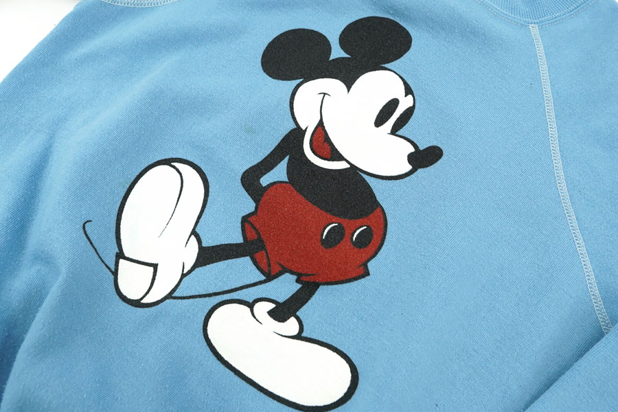 80's DISNEY ミッキーマウス スウェット ライトブルー 表記(M) | NEW