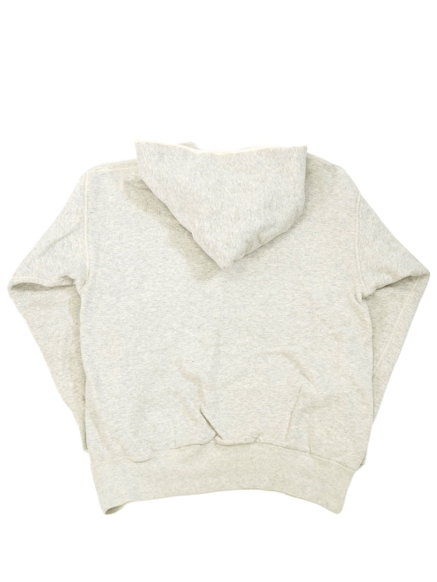 60'S HANESPORT THERMAL LINED HOODED SWEAT SHIRT GRAY (SIZE.LARGE)