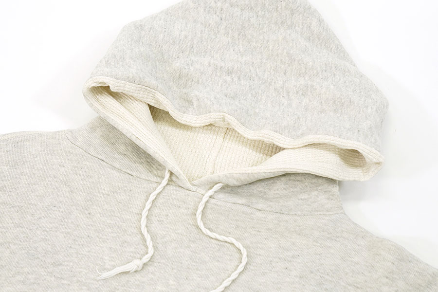 60'S HANESPORT THERMAL LINED HOODED SWEAT SHIRT GRAY (SIZE.LARGE)