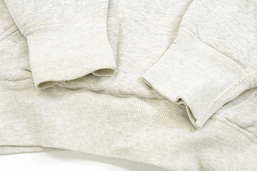 60'S HANESPORT THERMAL LINED HOODED SWEAT SHIRT GRAY (SIZE.LARGE)