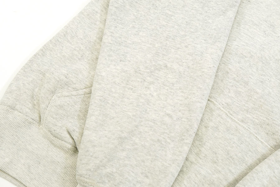60'S HANESPORT THERMAL LINED HOODED SWEAT SHIRT GRAY (SIZE.LARGE)