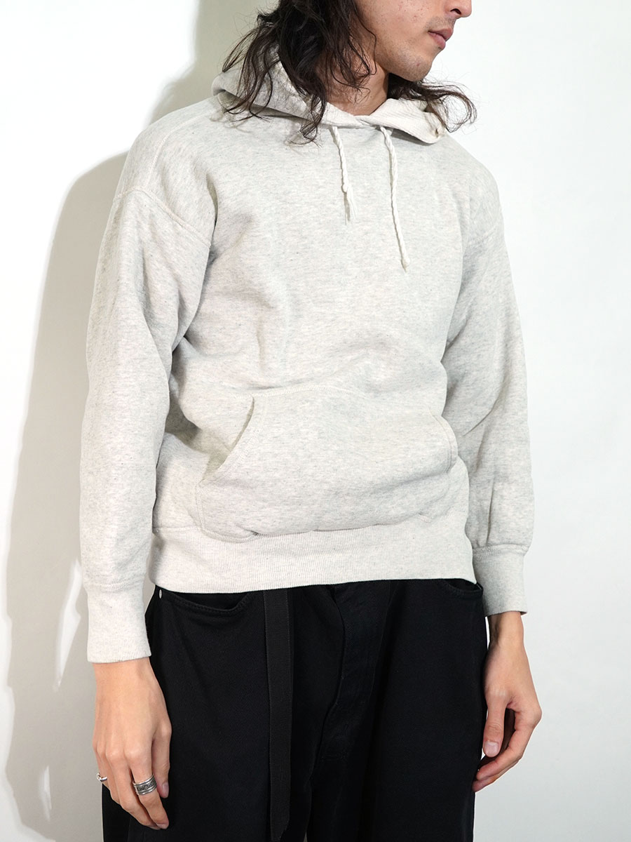 60'S HANESPORT THERMAL LINED HOODED SWEAT SHIRT GRAY (SIZE.LARGE)