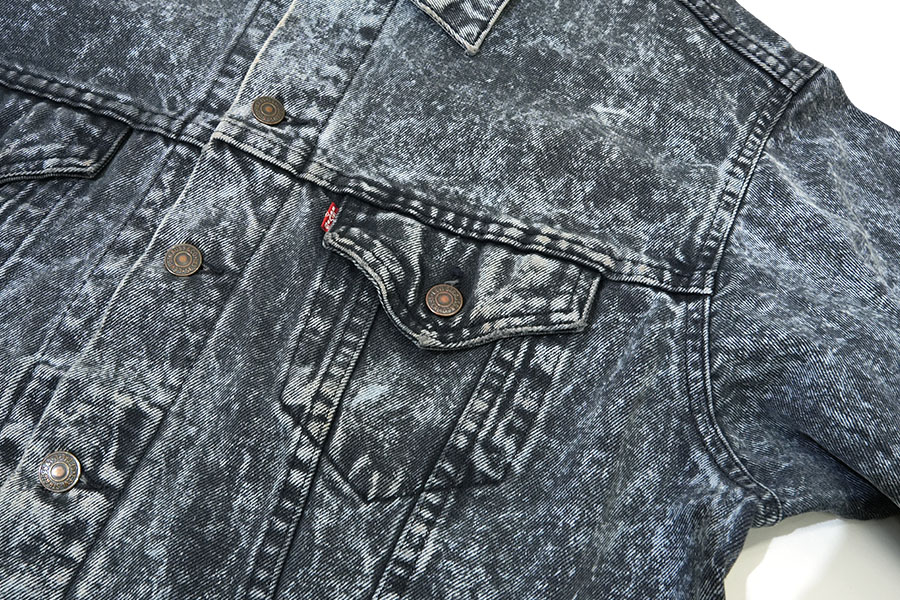 80's Levi's 70507 アシッドブラック デニムジャケット 表記(M) USA製
