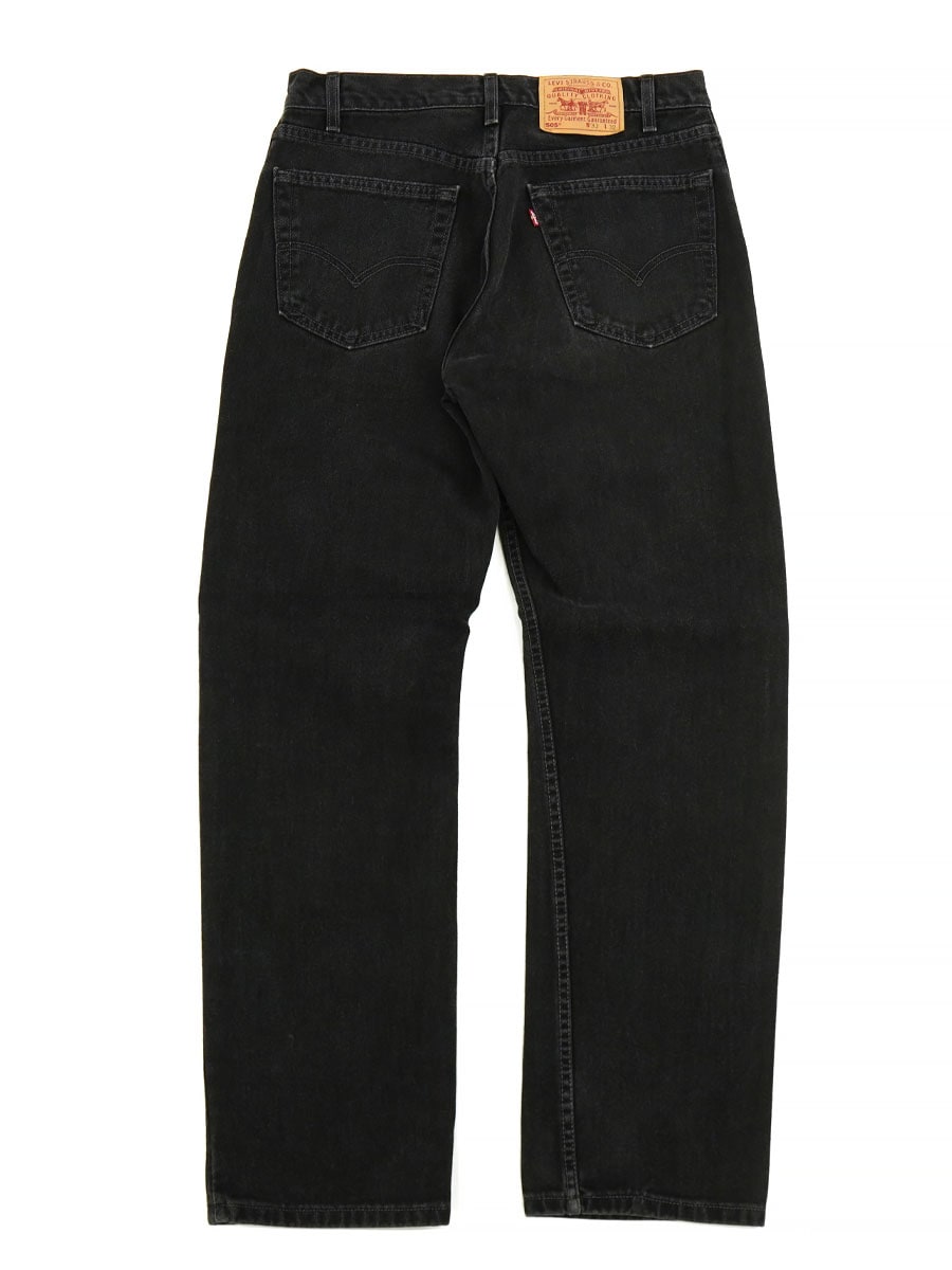 00's LEVI'S 505 ブラックデニムパンツ 表記(W33 L32) USA製 | NEW 00's LEVI'S 505 ブラックデニムパンツ 表記(W33 L32) USA製 | NEW