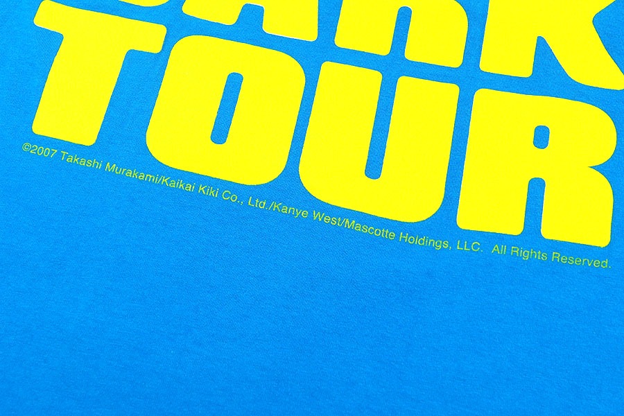 00'S GILDAN KANYE WEST ''GROW IN THE DARK TOUR'' T SHIRT (SIZE.LARGE)