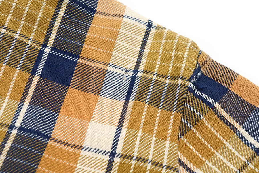 70's 単色タグ BIG MAC 好配色チェック フランネルシャツ 表記(M