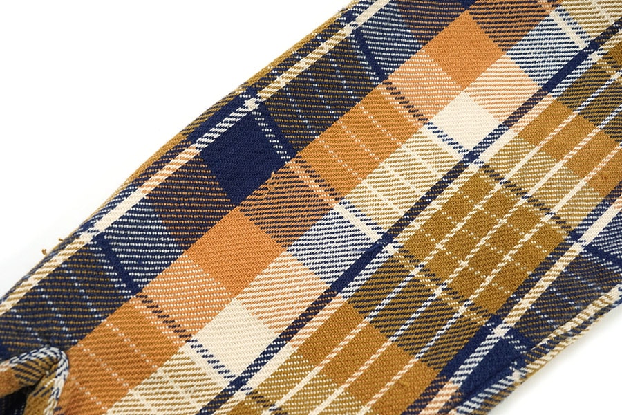 70's 単色タグ BIG MAC 好配色チェック フランネルシャツ 表記(M