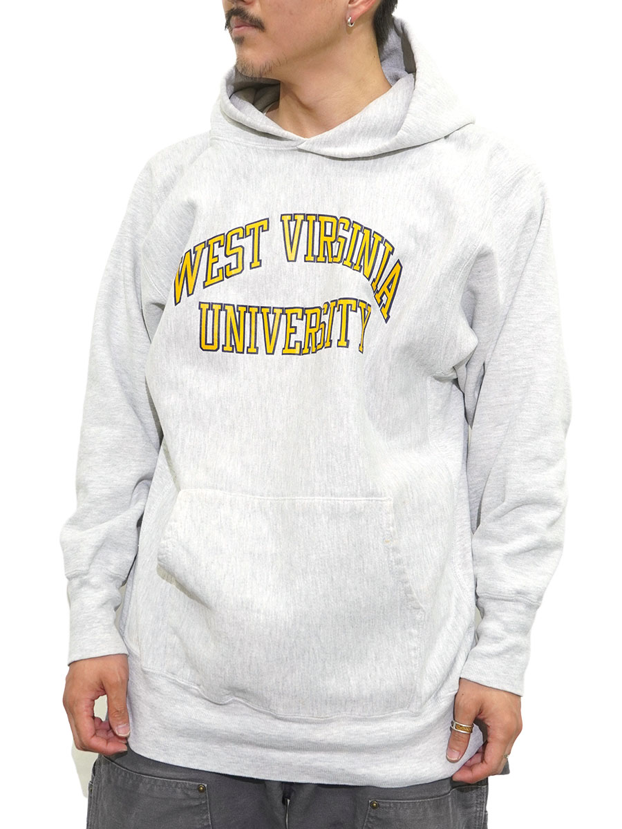 90's 刺繍タグ チャンピオン RWパーカ ''WEST VIRGINIA UNIVERSITY