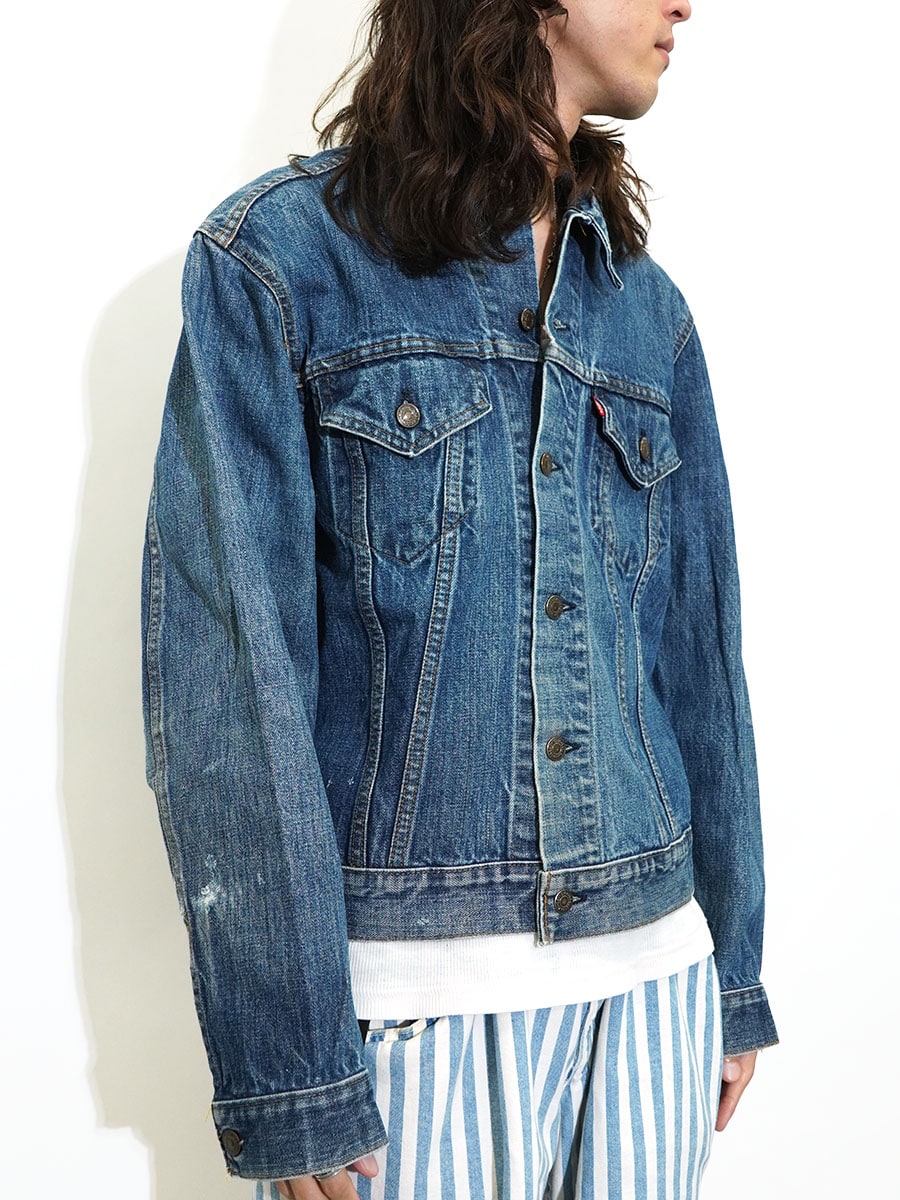 70's Levi's 70505 スモールe デニムジャケット 良雰囲気 実寸