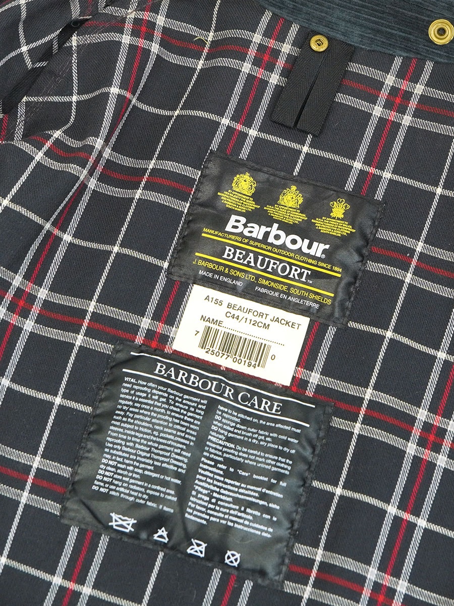 00's Barbour ビューフォート ジャケット ライナー付き ネイビー