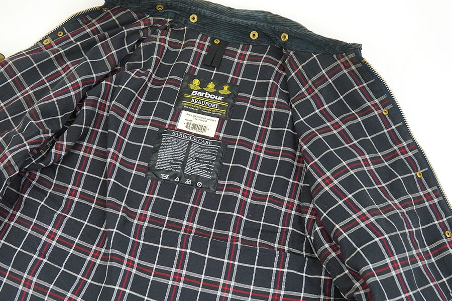 00's Barbour ビューフォート ジャケット ライナー付き ネイビー