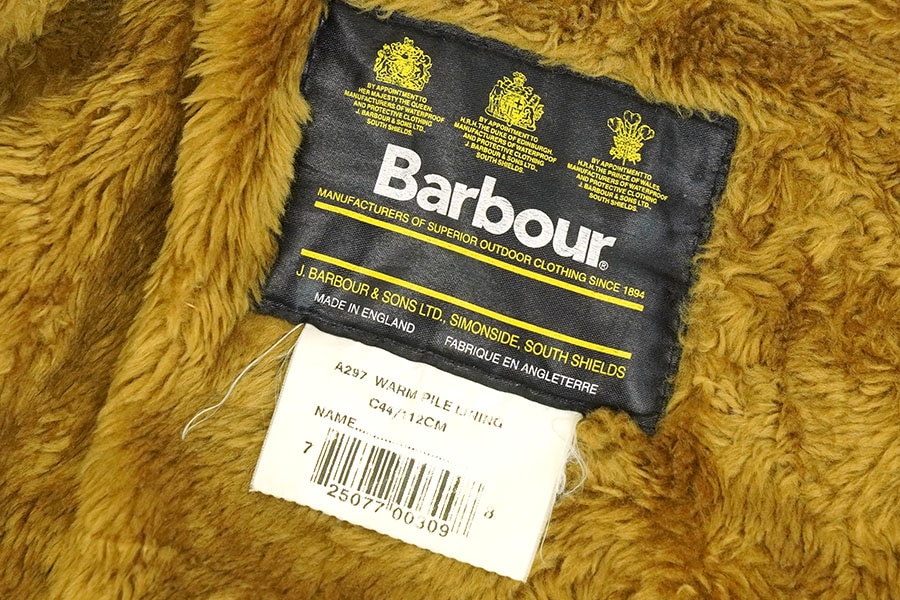 00s Barbour Beaufort C44 Navy ライナー付 00's Barbour ビューフォート ジャケット ライナー付き ネイビー