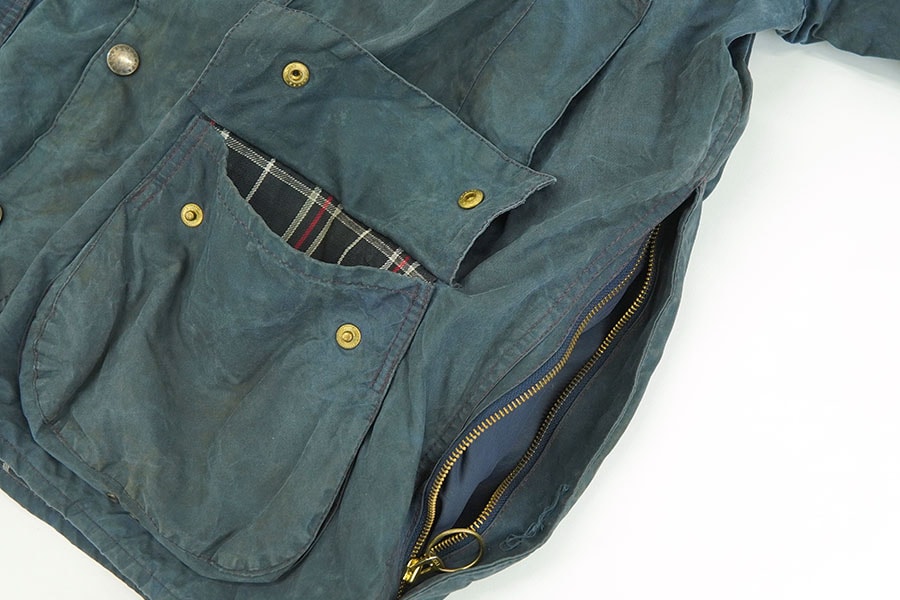 00's Barbour ビューフォート ジャケット ライナー付き ネイビー