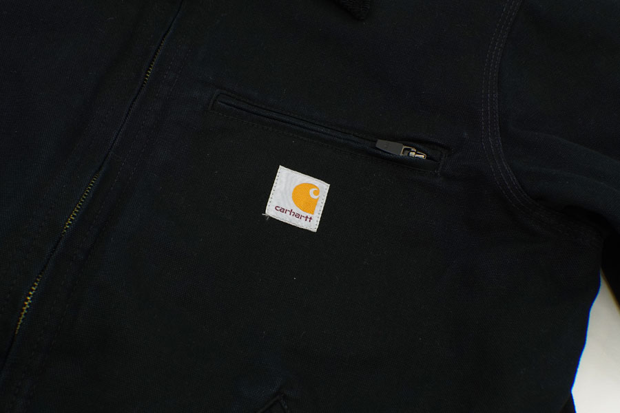 Carhartt カーハート デトロイトジャケット L 黒 ブランケットライナー Carhartt カーハート ジャケット Detroit Jacket Black/Black
