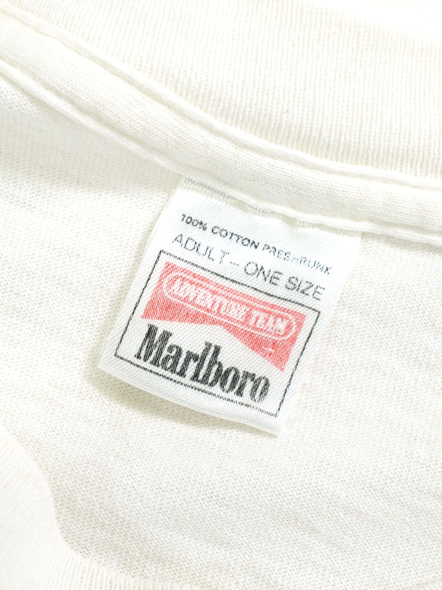 90's Marlboro ''ADVENTURE TEAM'' ポケットTシャツ 表記(ONE