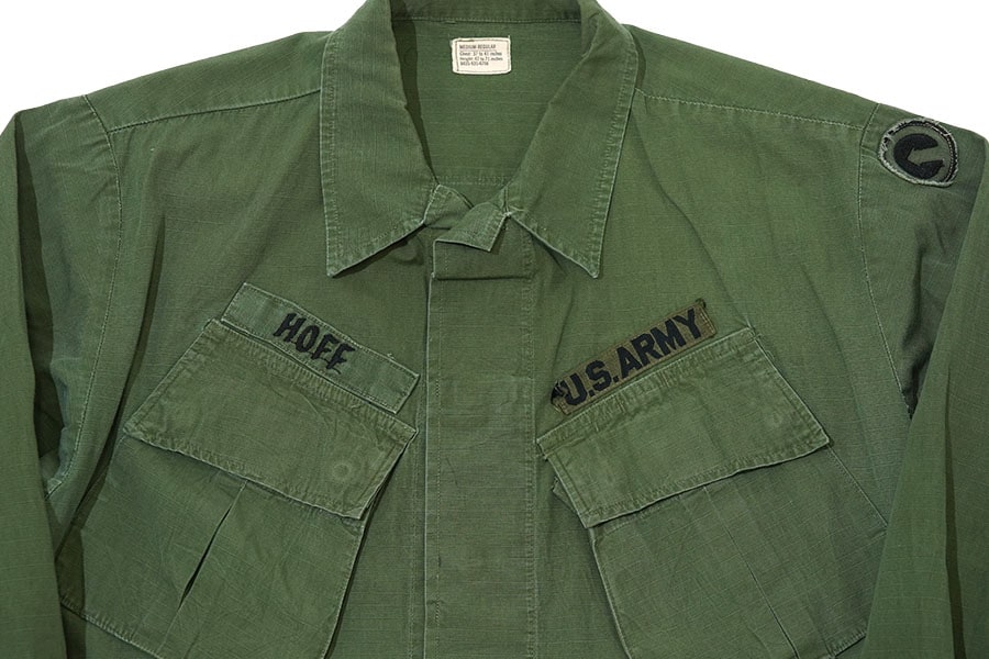 68 U.S.ARMY ジャングルファティーグジャケット 4th 表記(MEDIUM