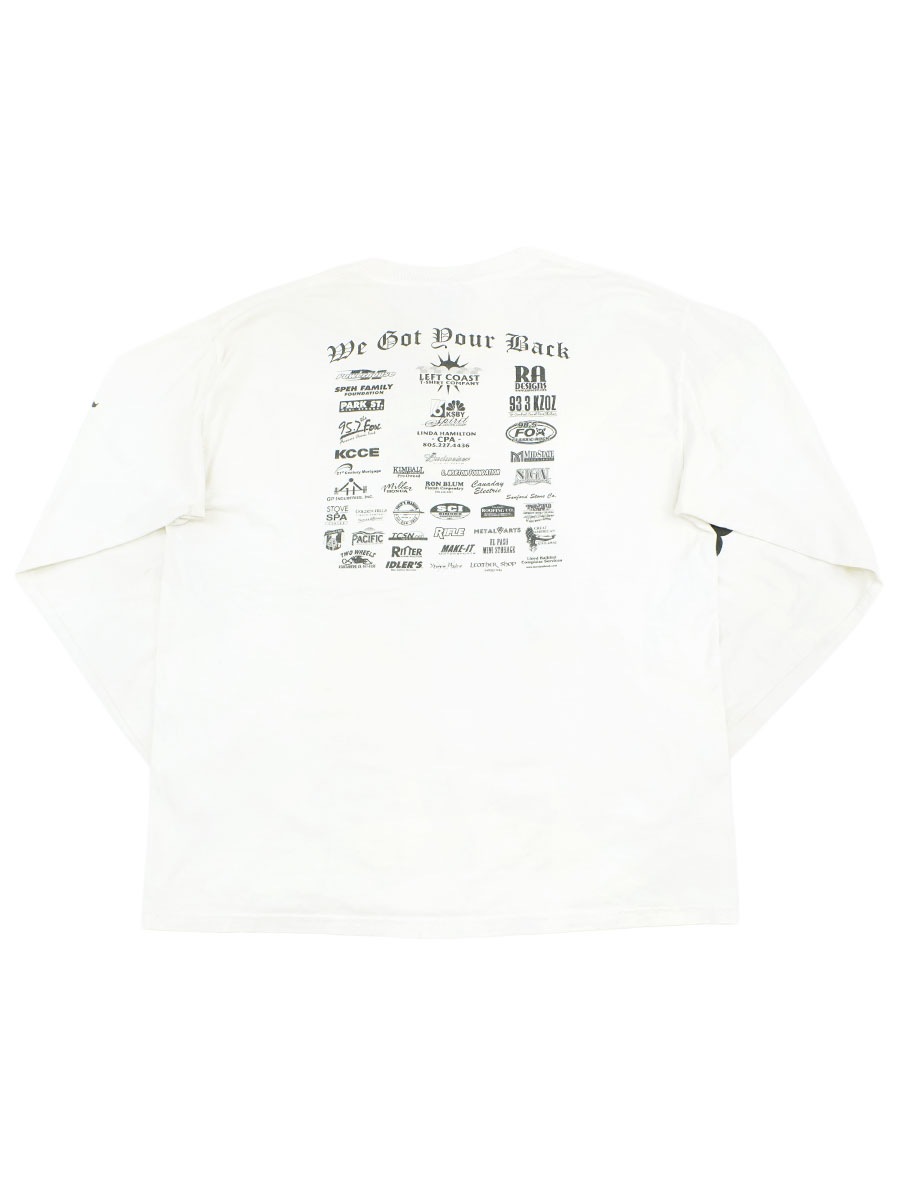 00's GILDAN ''SLO County Cruise for Kids'' 両袖プリント ロングスリーブTシャツ 表記(XL)