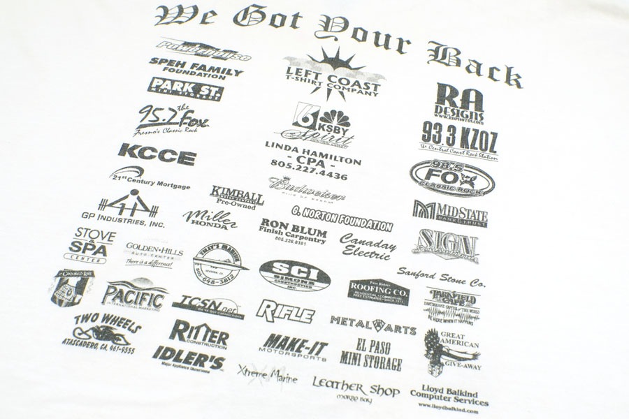 00's GILDAN ''SLO County Cruise for Kids'' 両袖プリント ロングスリーブTシャツ 表記(XL)