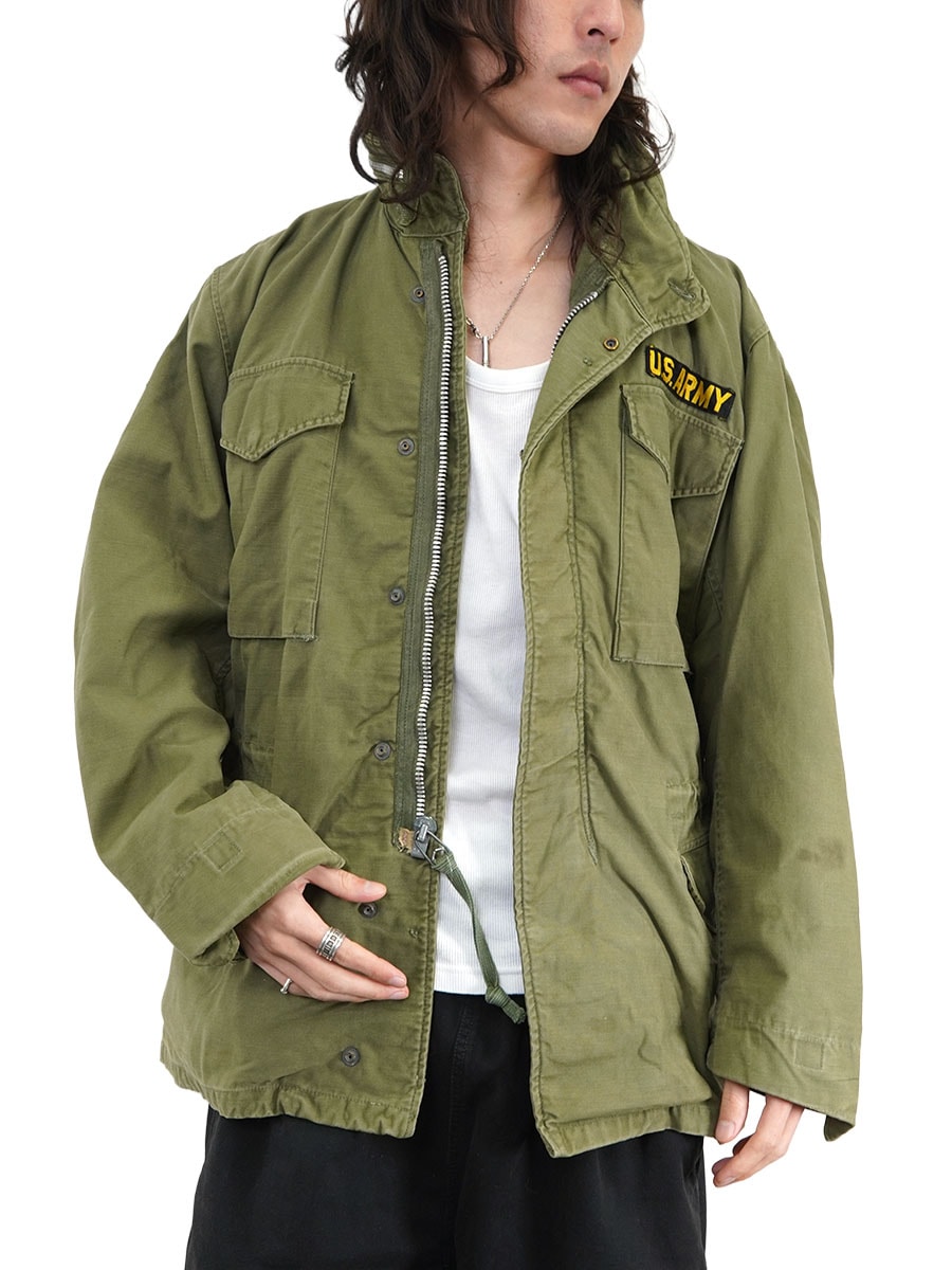 60's U.S.ARMY M-65 フィールドジャケット 1st エポレットなし 表記