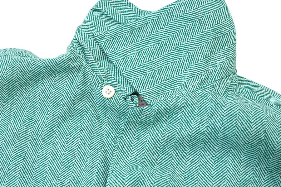まさる　50s Van Heusen ボーリングシャツ 50'S～ VAN HEUSEN HERRINGBONE PRINT LOOP COLLAR S/S SHIRT (SIZE