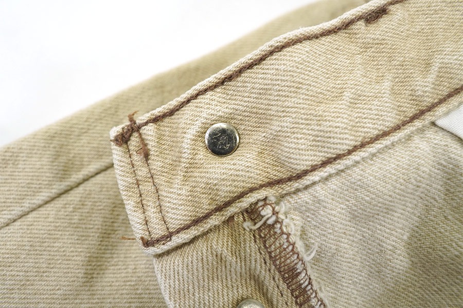 90'S LEVI'S 501 COLOR JEANS BEIGE (SIZE.W34 L32) MADE IN USA