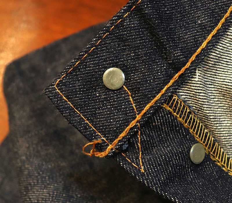 1960s DEAD STOCK , LEVIS 501E A-TYPE , WAIST SINGLE , Size W33 L36