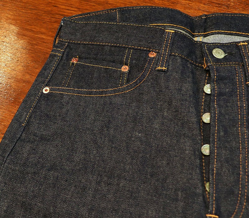 1960s DEAD STOCK , LEVIS 501E A-TYPE , WAIST SINGLE , Size W33 L36