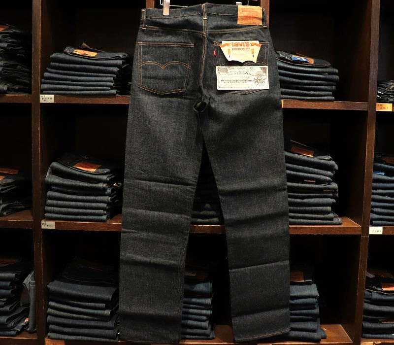 1960s DEAD STOCK , LEVIS 501E A-TYPE , WAIST SINGLE , Size W33 L36