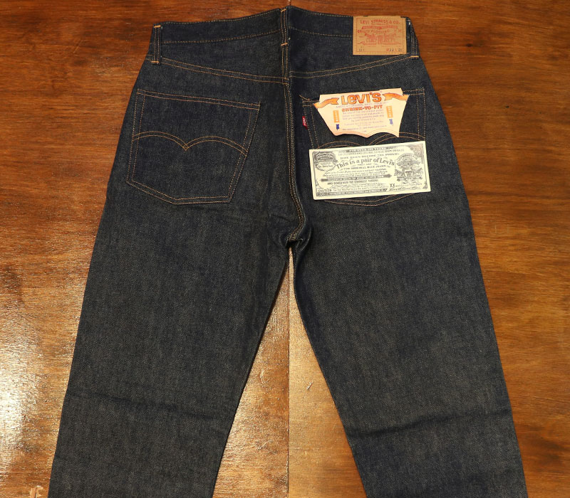 1960s DEAD STOCK , LEVIS 501E A-TYPE , WAIST SINGLE , Size W33 L36