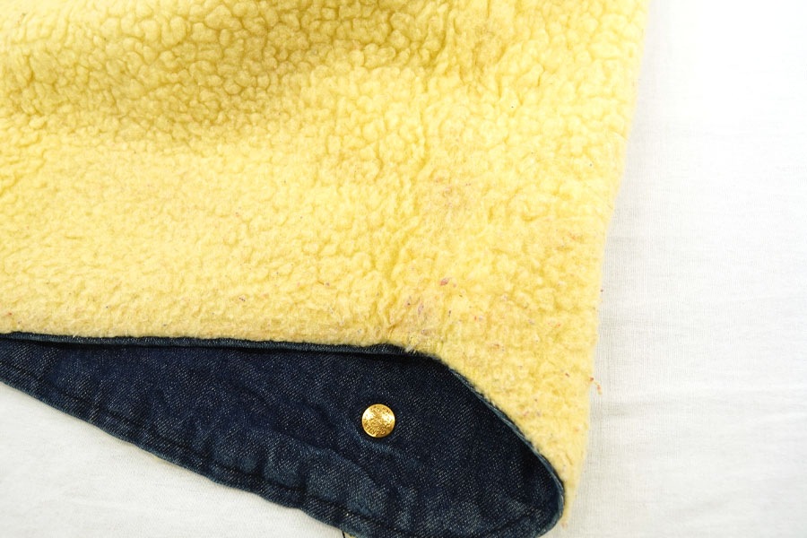 60's～ Carter's デニムボアベスト 実寸(M位)