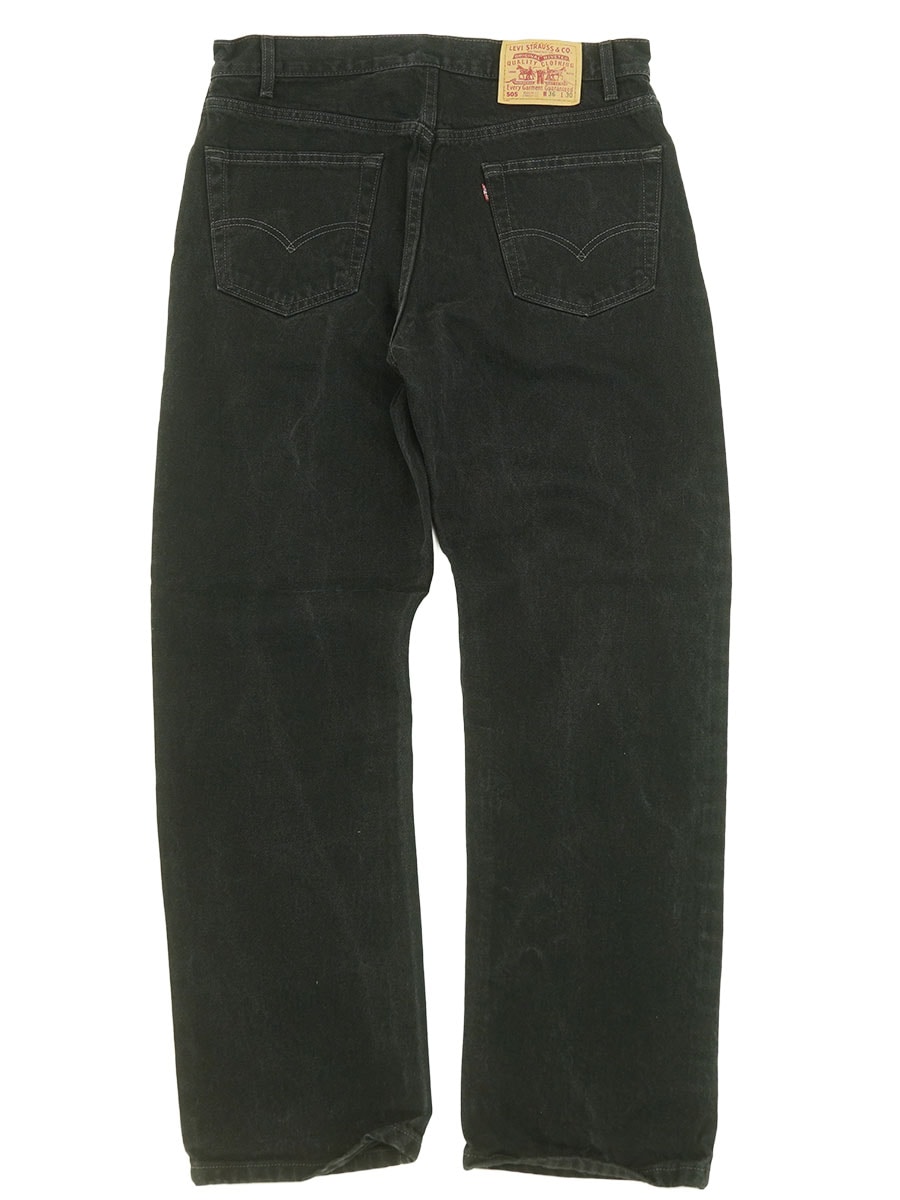 90's Levi's 505 ブラック　アメリカ製　 W34 L30 90'S LEVI'S 505 BLACK JEANS (SIZE.W36 L30) MADE IN USA | SOLD OUT