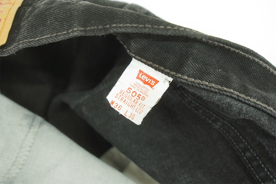 90'S LEVI'S 505 BLACK JEANS (SIZE.W36 L30) MADE IN USA | SOLD OUT
