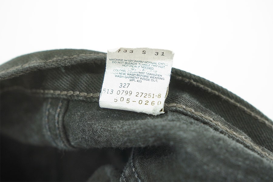 90'S LEVI'S 505 BLACK JEANS (SIZE.W36 L30) MADE IN USA