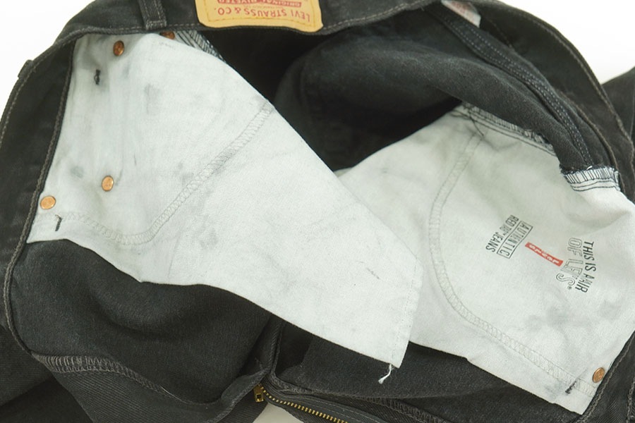 90'S LEVI'S 505 BLACK JEANS (SIZE.W36 L30) MADE IN USA