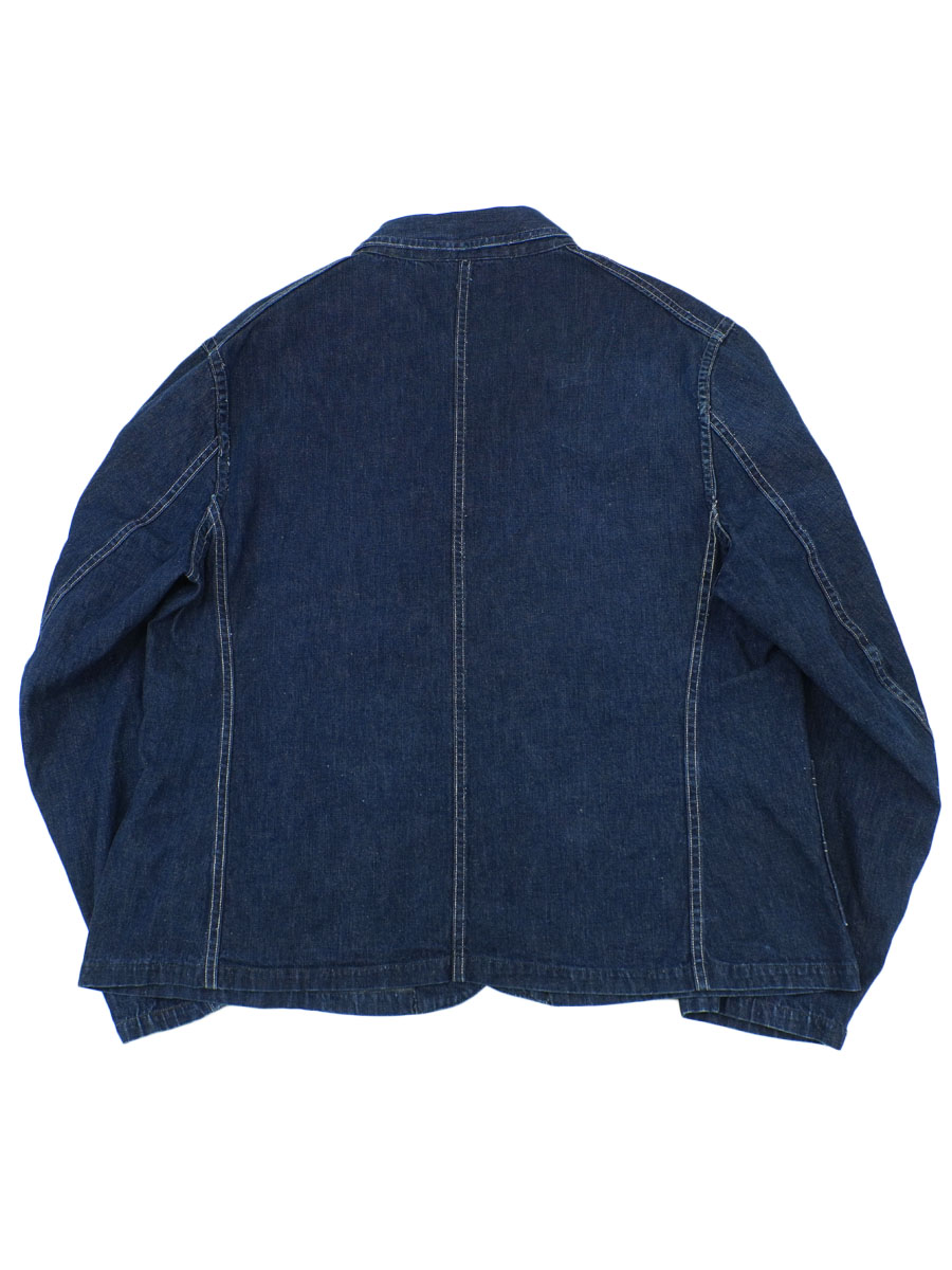 40s デニムカバーオール 月桂樹ボタン 大戦 ビンテージ USA 濃紺 wfe062003q6b95.jpg