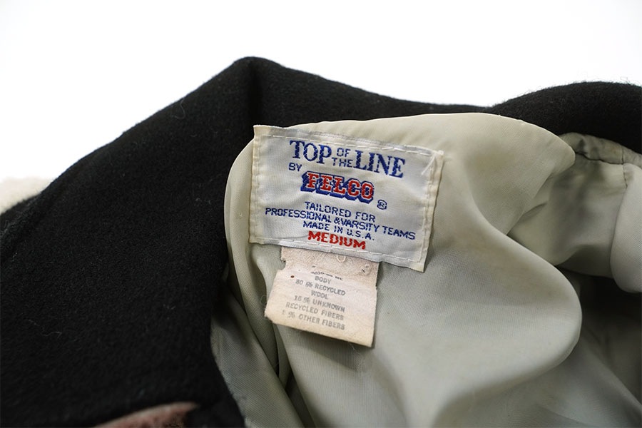 80's TOPLINE BY TELCO ''RIDGEFIELD'' 袖ワッペン 襟付き バーシティ