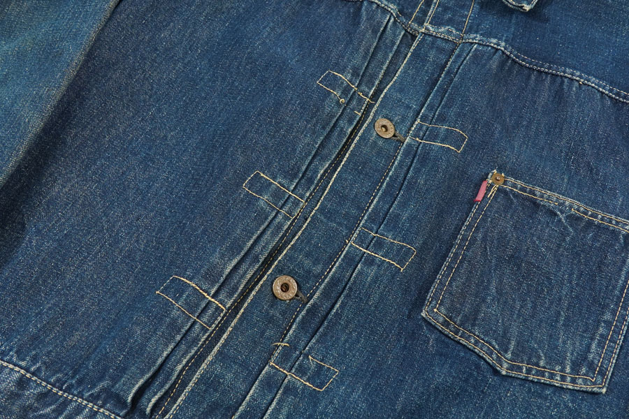 40's Levi's WW2 S506XX ''DOWN PATCH'' DENIM JACKET Size,44